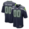 Seattle Seahawks - Maglia da gioco NFL personalizzata College - Blu navy