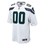 Seattle Seahawks - Maglia da gara NFL personalizzata - Bianca