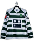 Sporting Lisbon 01/03 I Maglia Home - Versione Retrò a Maniche Lunghe