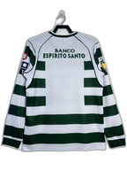 Sporting Lisbon 01/03 I Maglia Home - Versione Retrò a Maniche Lunghe