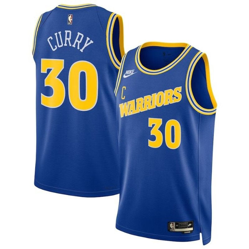 Stephen Curry Golden State Warriors Camiseta NBA 2023 Royal - Edición Clásica