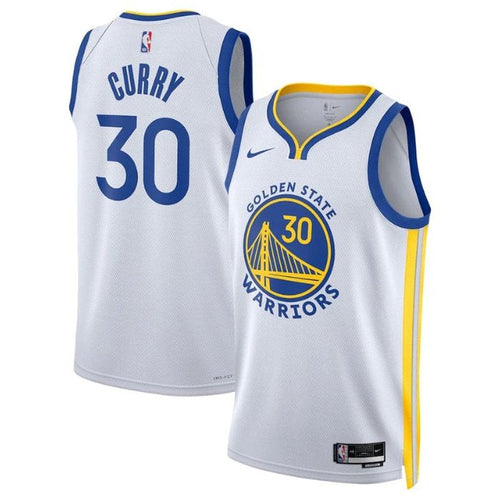 Stephen Curry Golden State Warriors Unisex 2023 NBA Jersey - Edición Association - Blanco