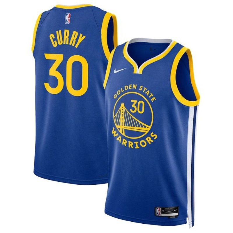 Camiseta NBA Stephen Curry Golden State Warriors Unisex 2023 - Edición Icon - Azul Royal