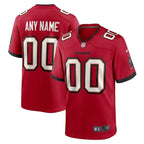 Tampa Bay Buccaneers - Maglia da gara NFL personalizzata - Rossa