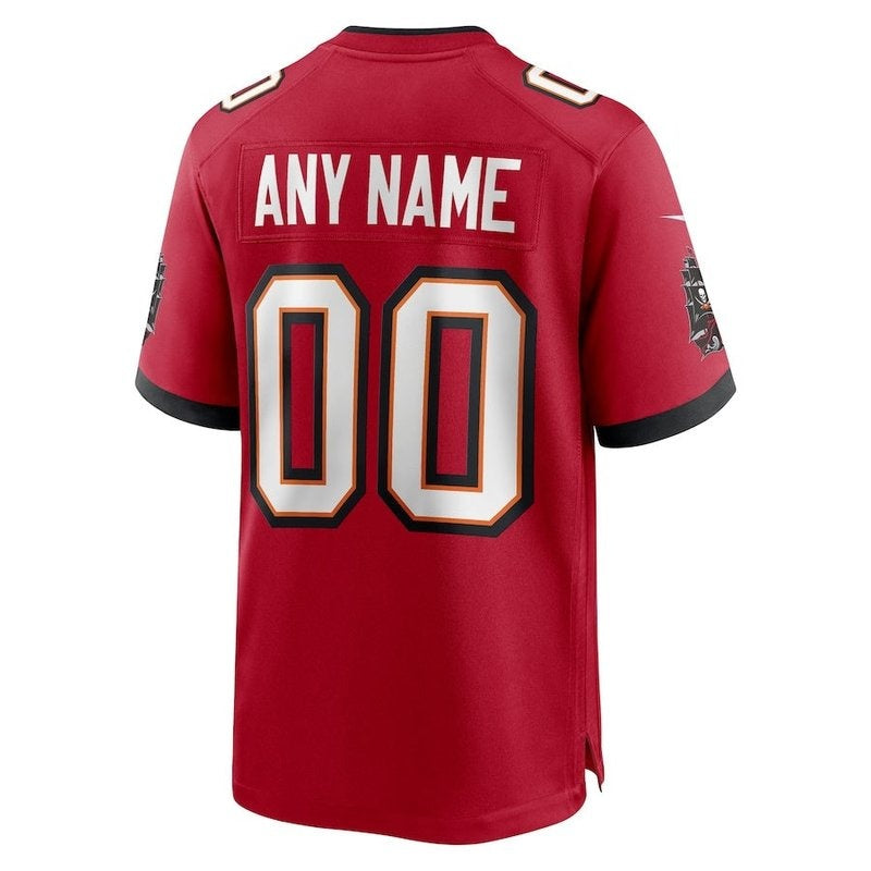 Tampa Bay Buccaneers - Maglia da gara NFL personalizzata - Rossa
