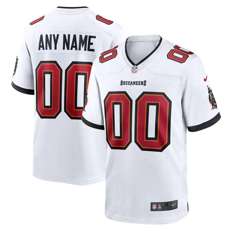 Tampa Bay Buccaneers - Maglia da gara NFL personalizzata - Bianca