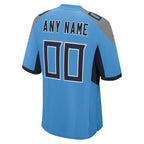 Tennessee Titans - Maglia da gara NFL personalizzata alternativa - Azzurro chiaro