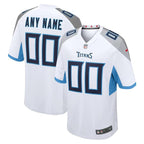 Tennessee Titans - Maglia da partita NFL personalizzata - Bianca