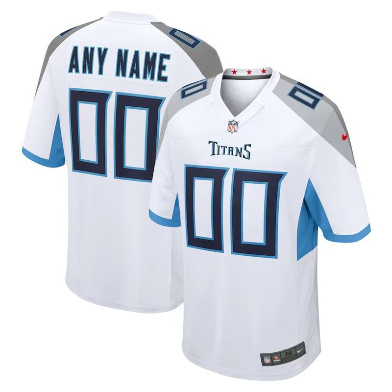 Tennessee Titans - Maglia da partita NFL personalizzata - Bianca