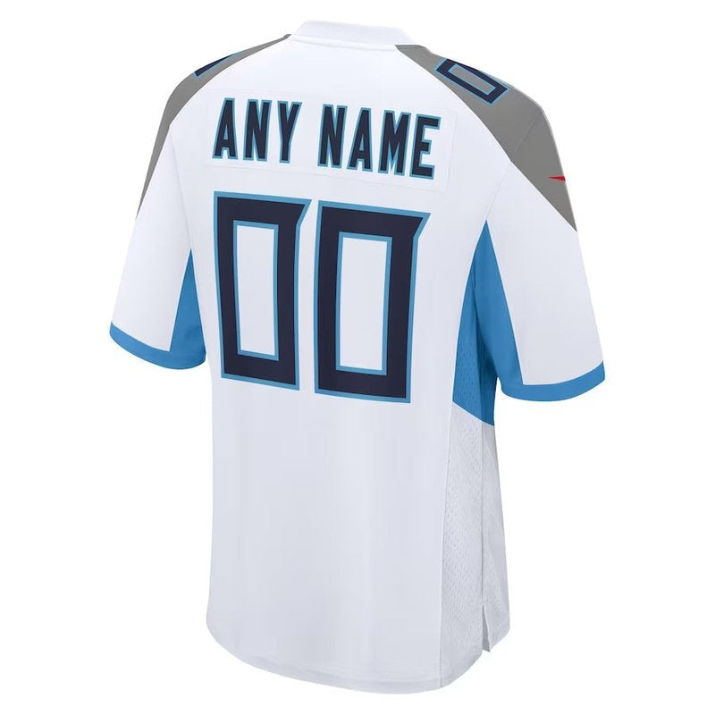 Tennessee Titans - Maglia da partita NFL personalizzata - Bianca