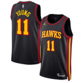 Maglia NBA Trae Young Atlanta Hawks 2023 Statement Edition - Nero