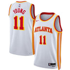 Maglia NBA unisex Trae Young Atlanta Hawks 2023 - Edizione Association - Bianca