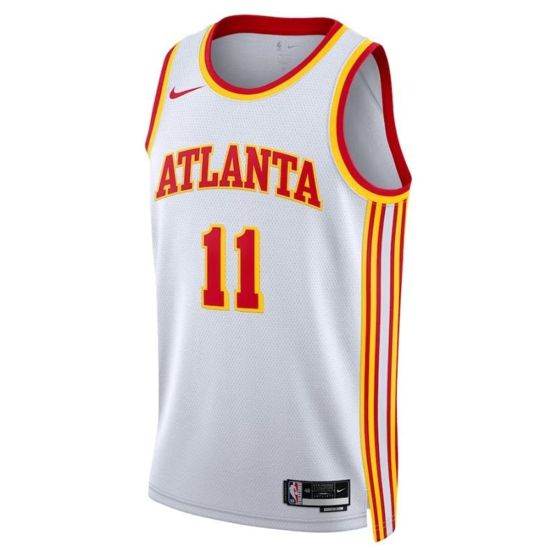 Maglia NBA unisex Trae Young Atlanta Hawks 2023 - Edizione Association - Bianca