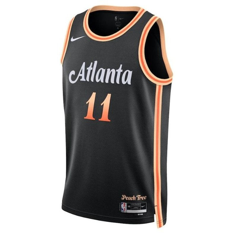 Trae Young Atlanta Hawks Unisex 2023 NBA Trikot - City Edition - Schwarz