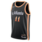 Trae Young Atlanta Hawks Unisex 2023 NBA Trikot - City Edition - Schwarz