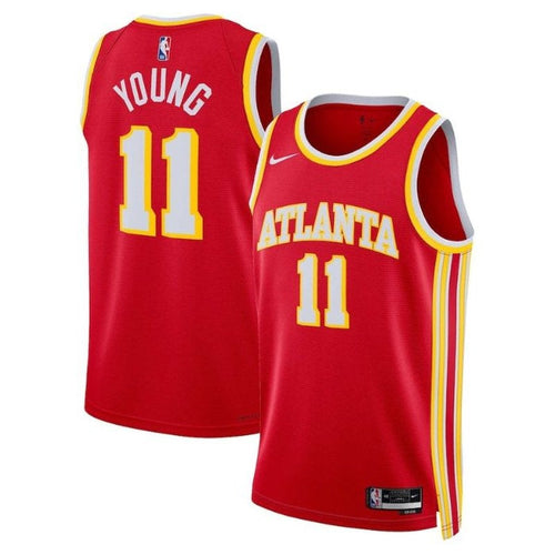 Trae Young Atlanta Hawks Unisex 2023 NBA Trikot - Icon Edition - Rot