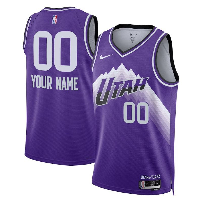 Maillot NBA unisexe Utah Jazz 23/24 - Violet - Édition City
