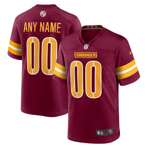 Maillot de match personnalisé NFL bordeaux - Washington Commanders