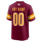 Washington Commanders - Maglia da gara NFL personalizzata bordeaux