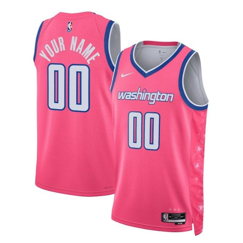 Camiseta unisex de la NBA Washington Wizards 2023 - Edición City - Rosa