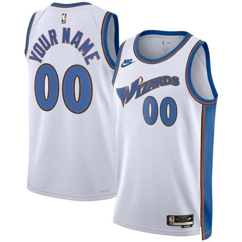 Camiseta Unisex Washington Wizards 2023 NBA - Edición Clásica - Blanca