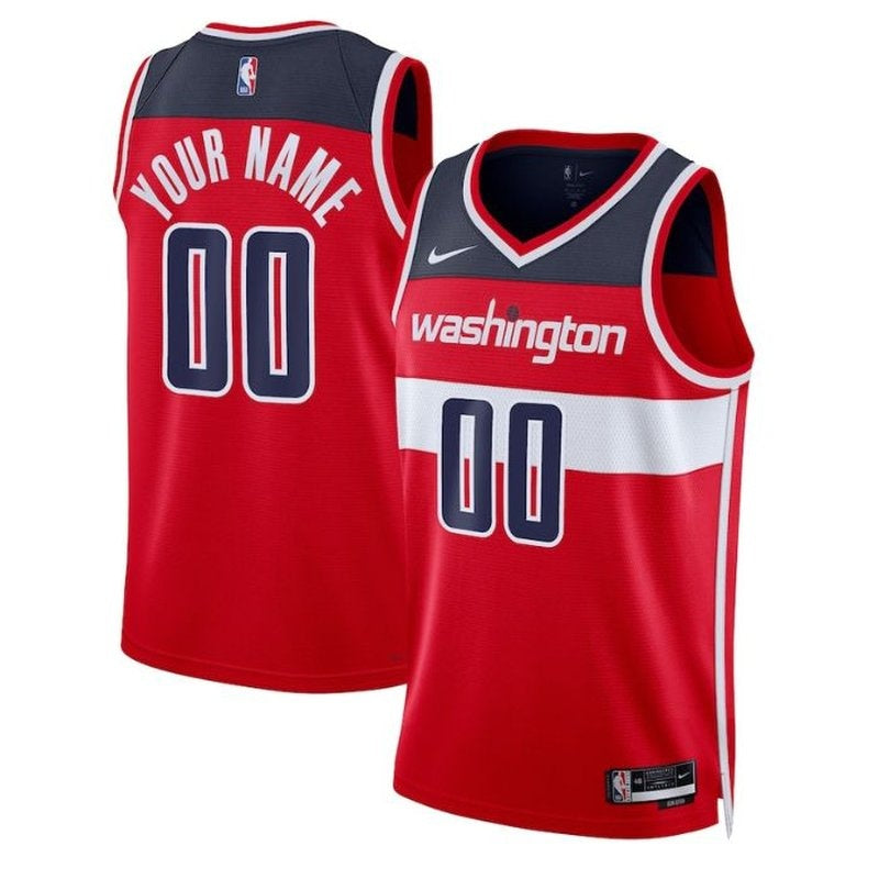 Washington Wizards Unisex 2023 Camiseta NBA Roja - Icon Edition
