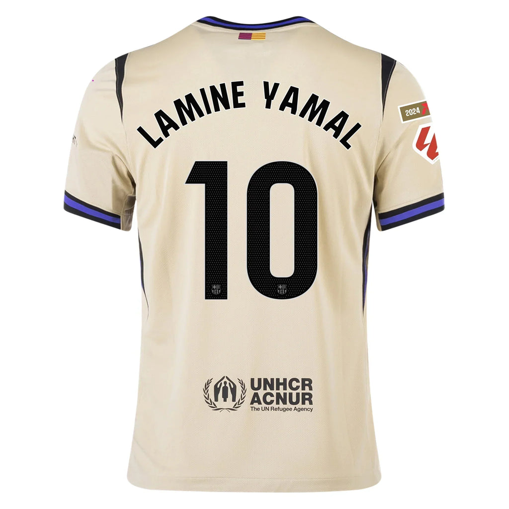 Lamine Yamal - Barcelona 25/26 II Auswärtstrikot - Fan-Version